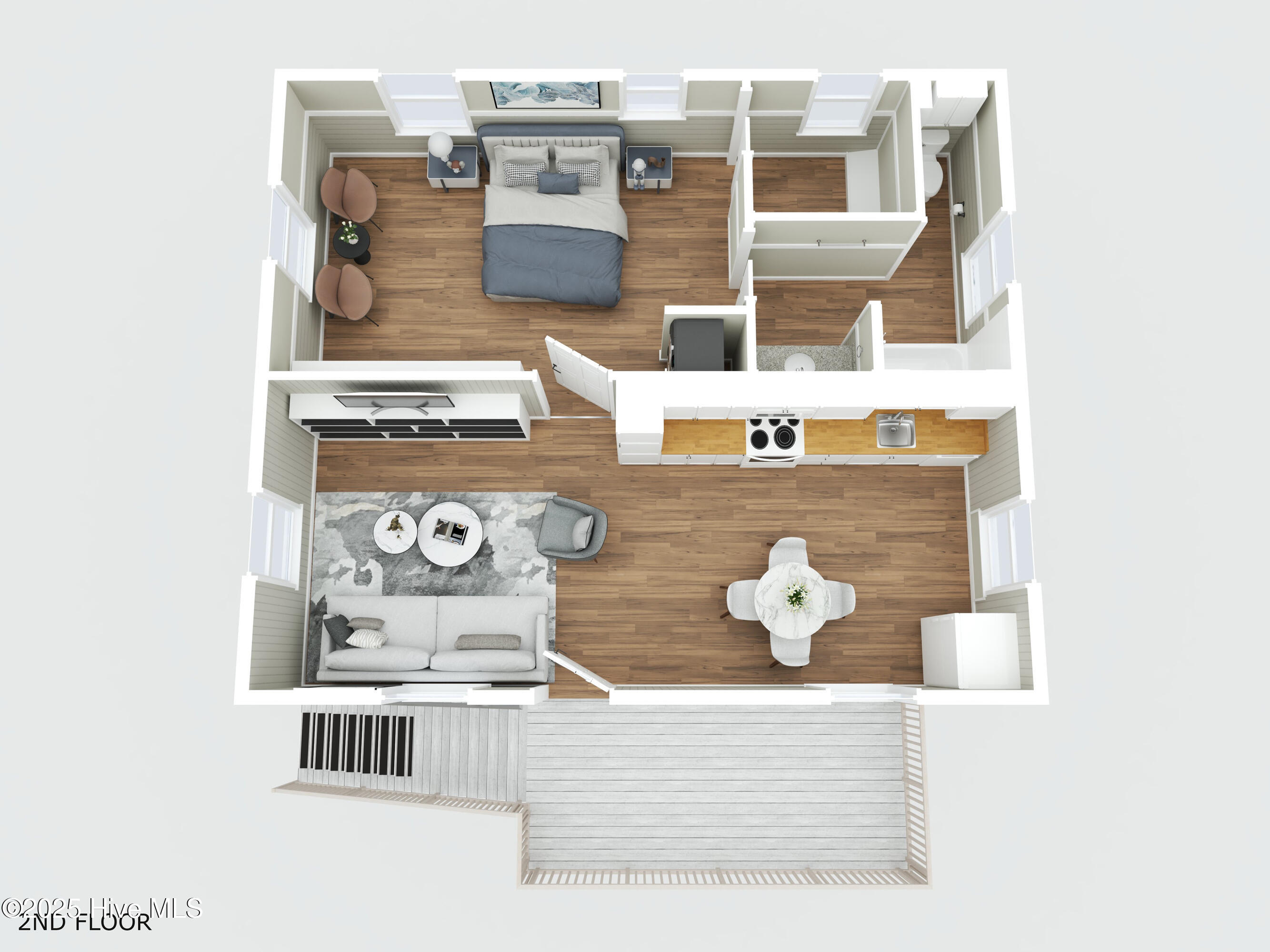 211 Brentwood Avenue, Unit A Jacksonville, NC 28540 - Photo 32 of 38 2nd Floor Staged