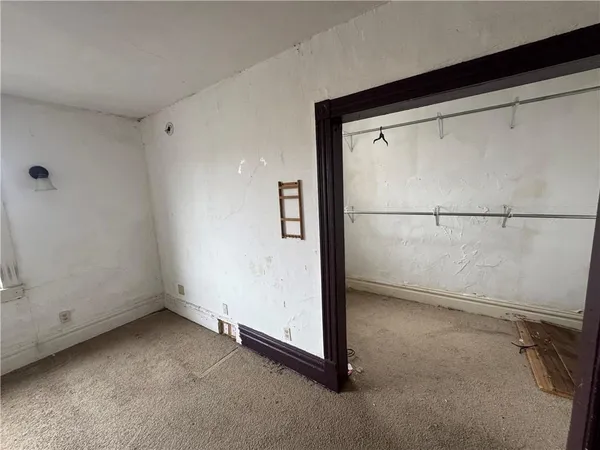 a view of a rack on the wall