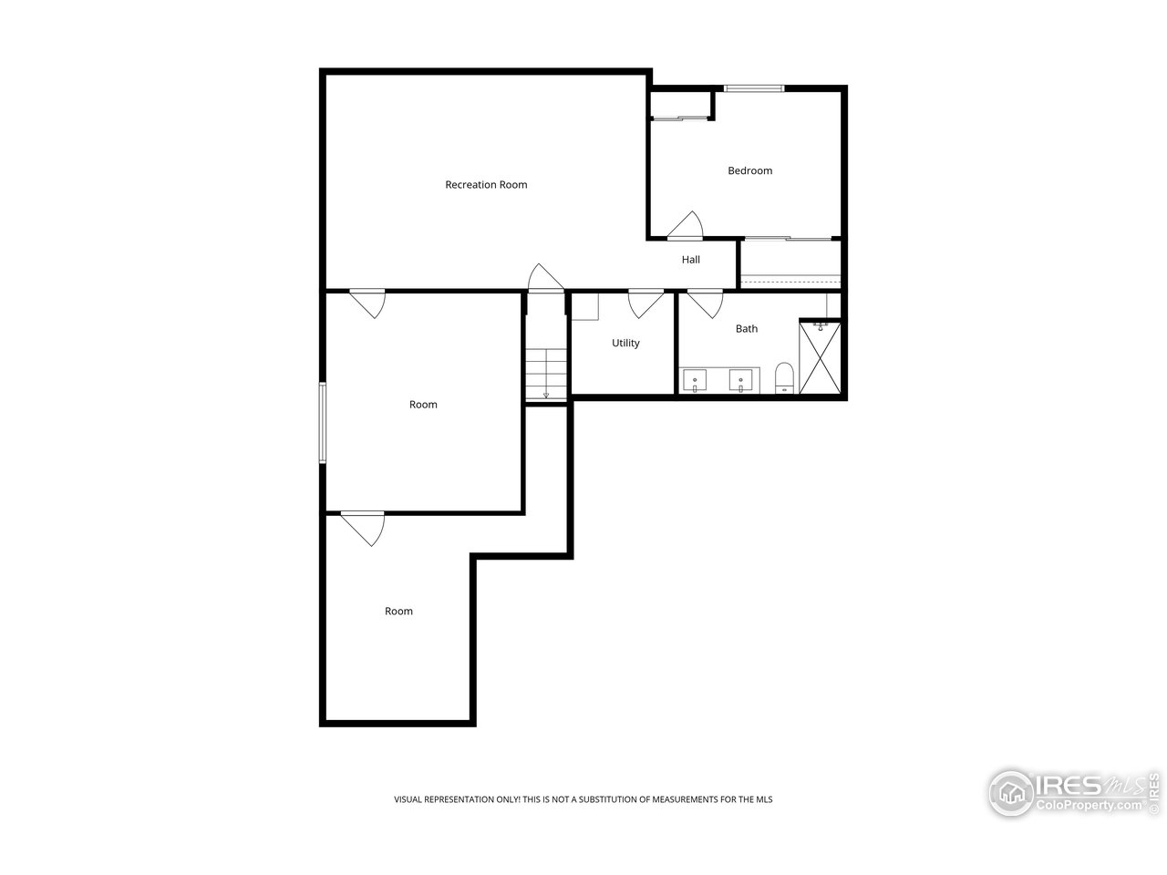 2239 Muir Lane Fort Collins, CO 80524 - Photo 30 of 31 a picture of a wall with a white wall and a painting