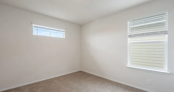 a view of a small space with window