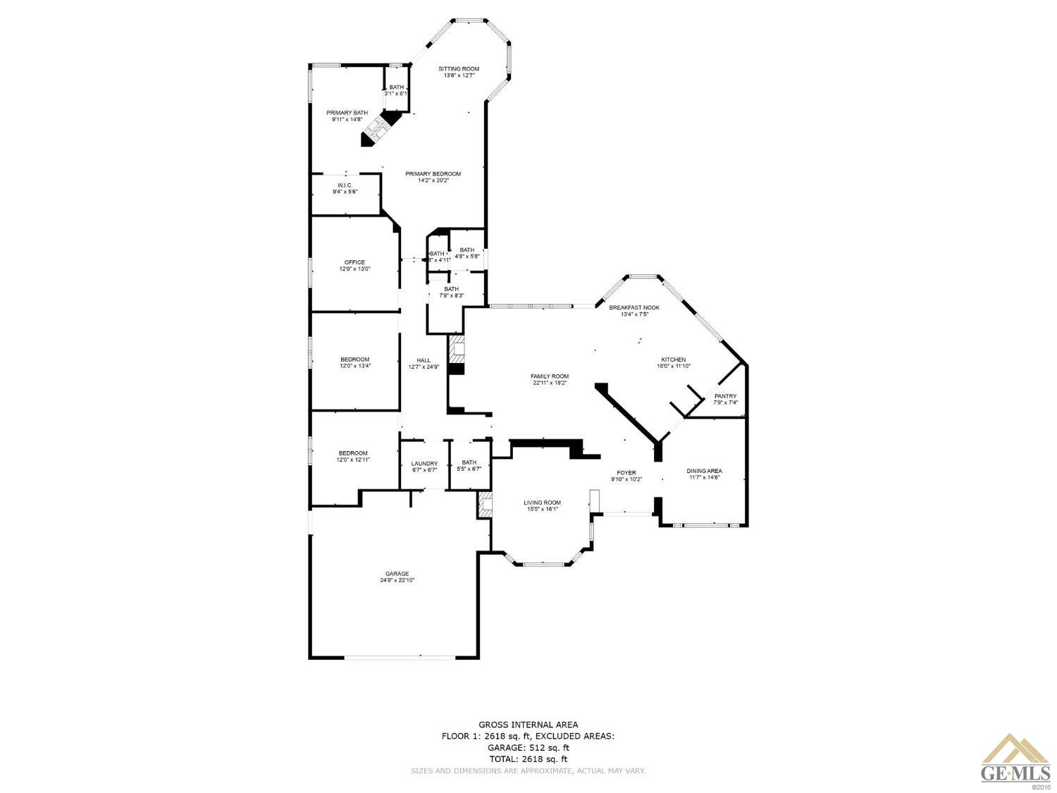 Undisclosed Address Bakersfield, CA 93311 - Photo 51 of 51 a picture of floor plan