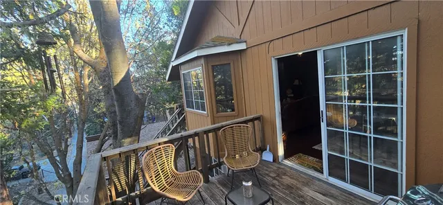 a view of balcony and deck