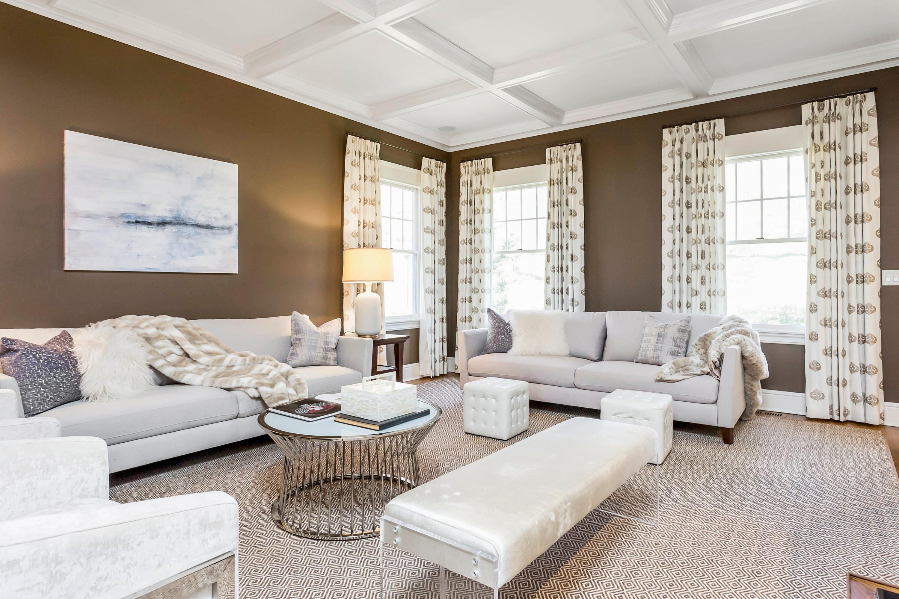 33 Briar Brae Road Darien, CT 06820 - Photo 11 of 37 a living room with furniture and a large window
