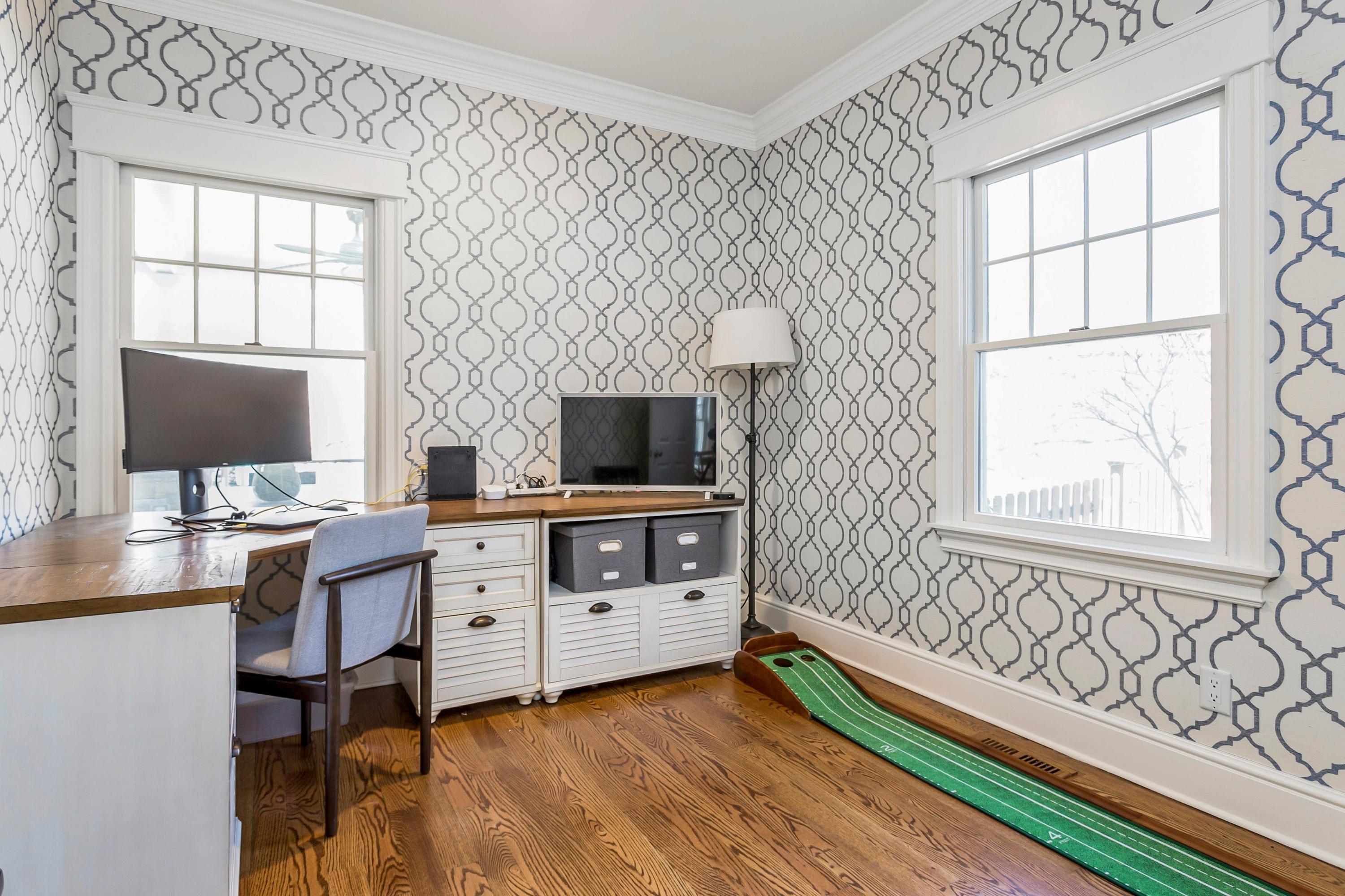 33 Briar Brae Road Darien, CT 06820 - Photo 25 of 37 a view of a workspace with furniture and a window