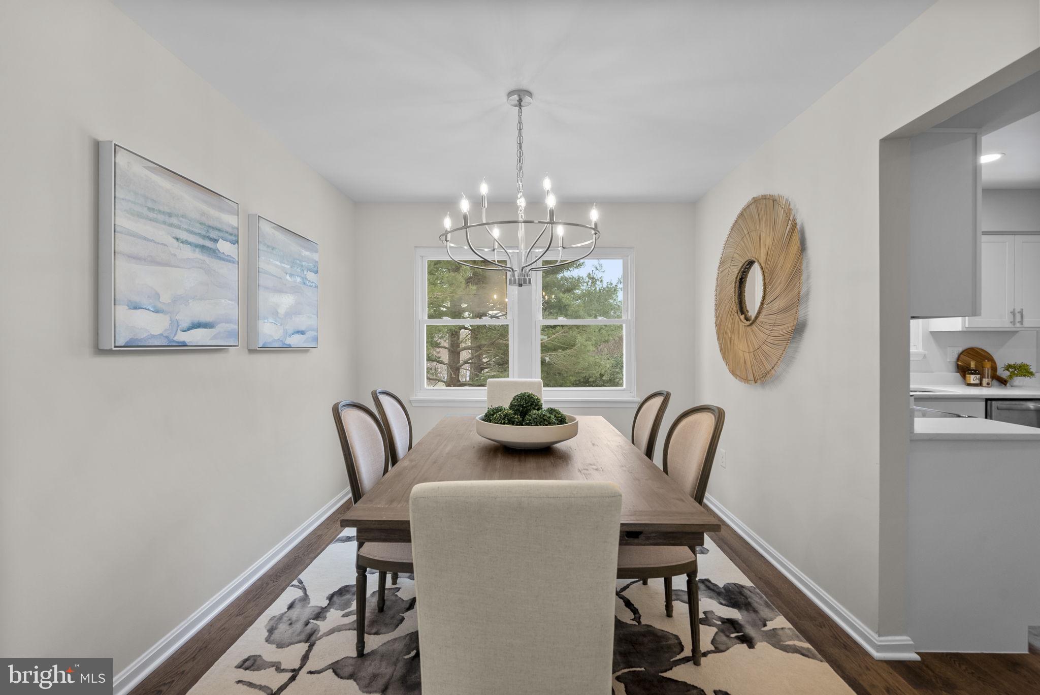 8 Seville Way Gaithersburg, MD 20878 - Photo 6 of 45 a view of a dining room with furniture window and outside view