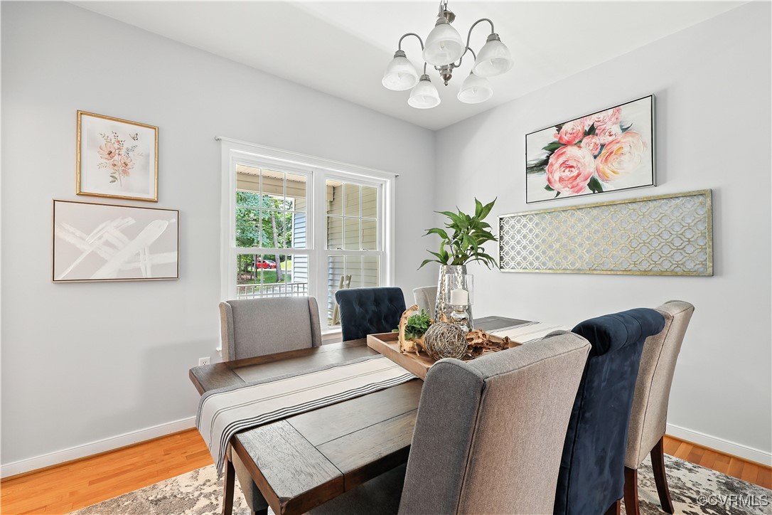 4290 Three Chopt Road Gum Spring, VA 23065 - Photo 18 of 32 a dining room with furniture and window