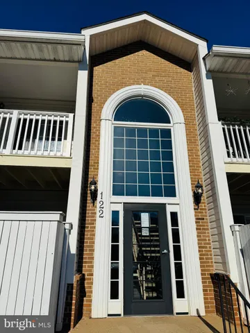 a view of front door of house