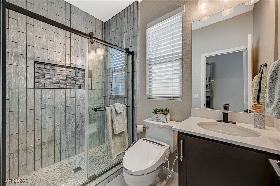 12898 Slipknot Street Las Vegas, NV 89141 - Photo 25 of 41 Downstairs Bathroom