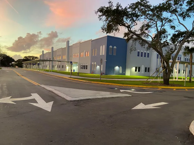 a view of beach and ocean