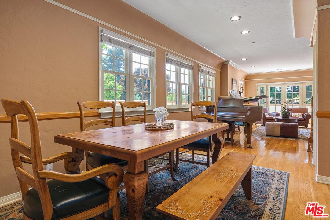 323 9th Street Santa Monica, CA 90402 - Photo 9 of 16 a view of a dining room with furniture window and outside view
