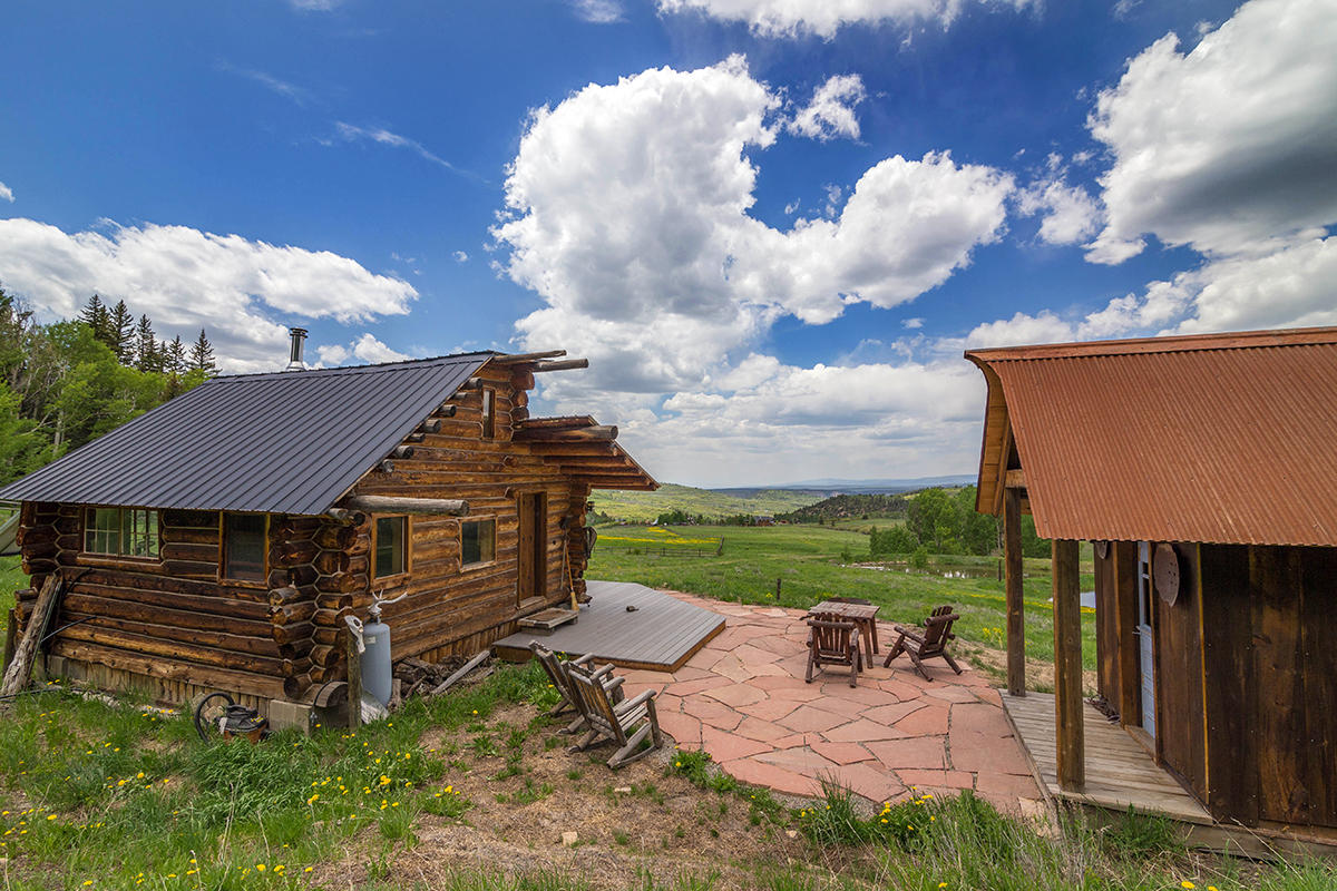3520 County 58P Road Placerville, CO 81430 - Photo 14 of 76 a view of a house with backyard and a garden