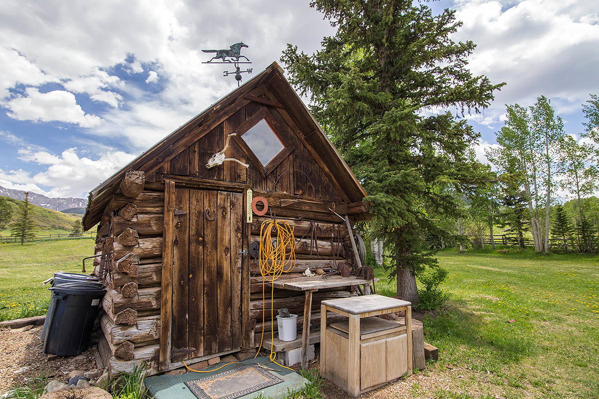 3520 County 58P Road Placerville, CO 81430 - Photo 21 of 76 a front view of a house with garden