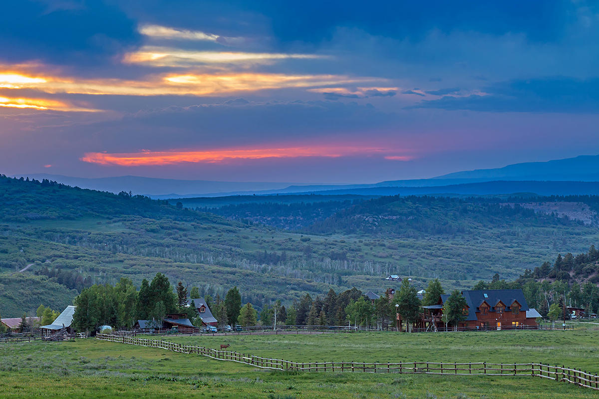3520 County 58P Road Placerville, CO 81430 - Photo 50 of 76 Running Horse Ranch West Views at Dusk