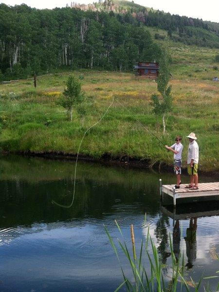 3520 County 58P Road Placerville, CO 81430 - Photo 54 of 76 a view of a lake with a yard