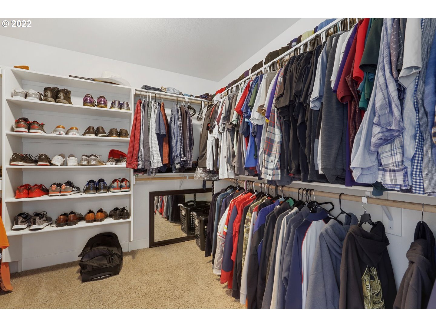 1845 South 14th Court Ridgefield, WA 98642 - Photo 20 of 32 a view of walk in closet with clothes and shoes