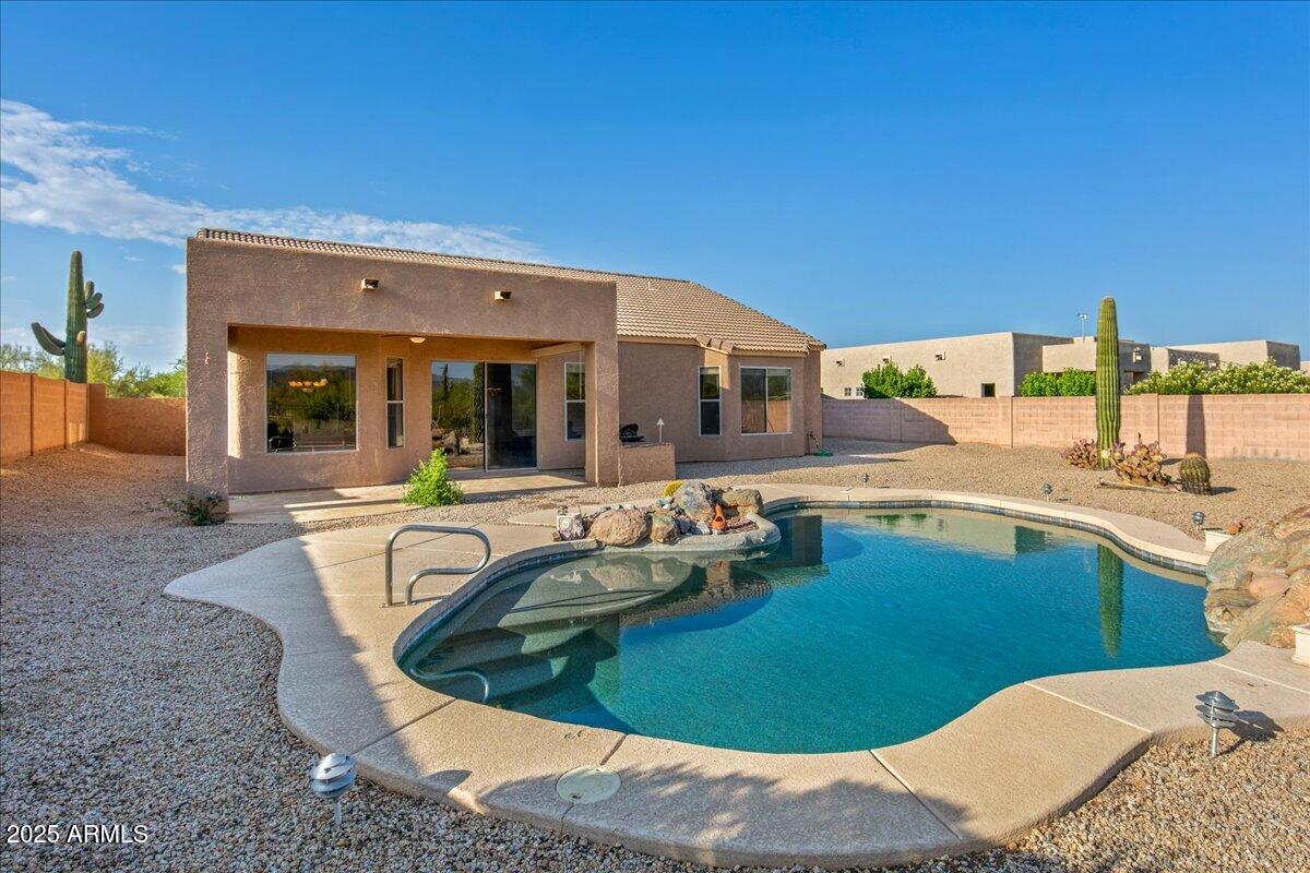 4534 East Sleepy Ranch Road Cave Creek, AZ 85331 - Photo 35 of 36 Back Of Home ~ Pool