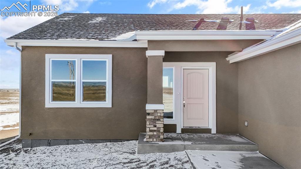 24615 Big Springs Road Calhan, CO 80808 - Photo 3 of 40 a front view of a house