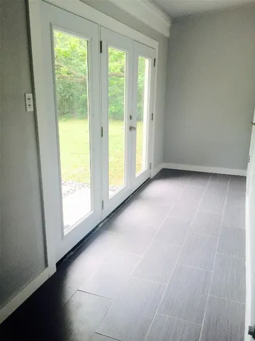 a view of a room with window