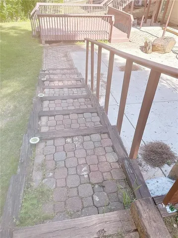 a view of wooden floor