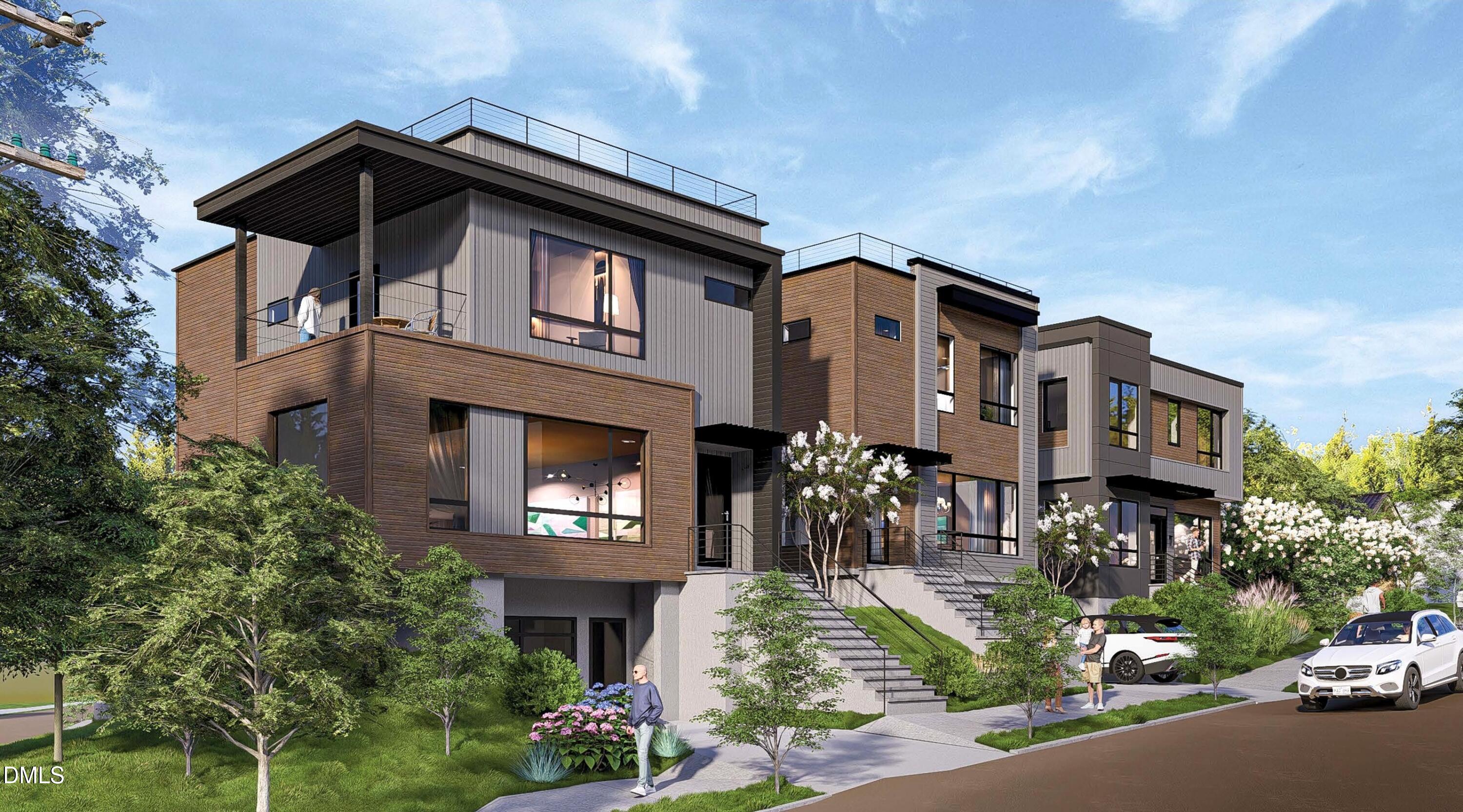 301 Bickett Boulevard Raleigh, NC 27608 - Photo 2 of 7 a front view of a house with a yard