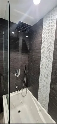 a room with walk in closet