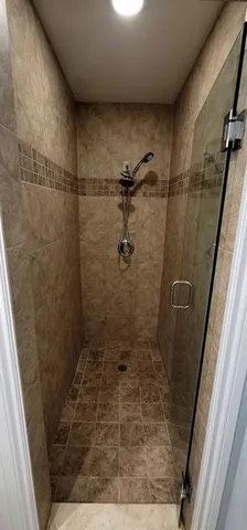 a view of workspace with wooden floor