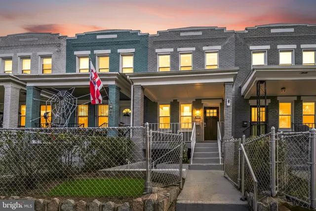 front view of a house with a glass door