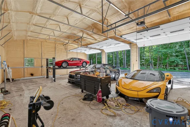 a patio with patio area