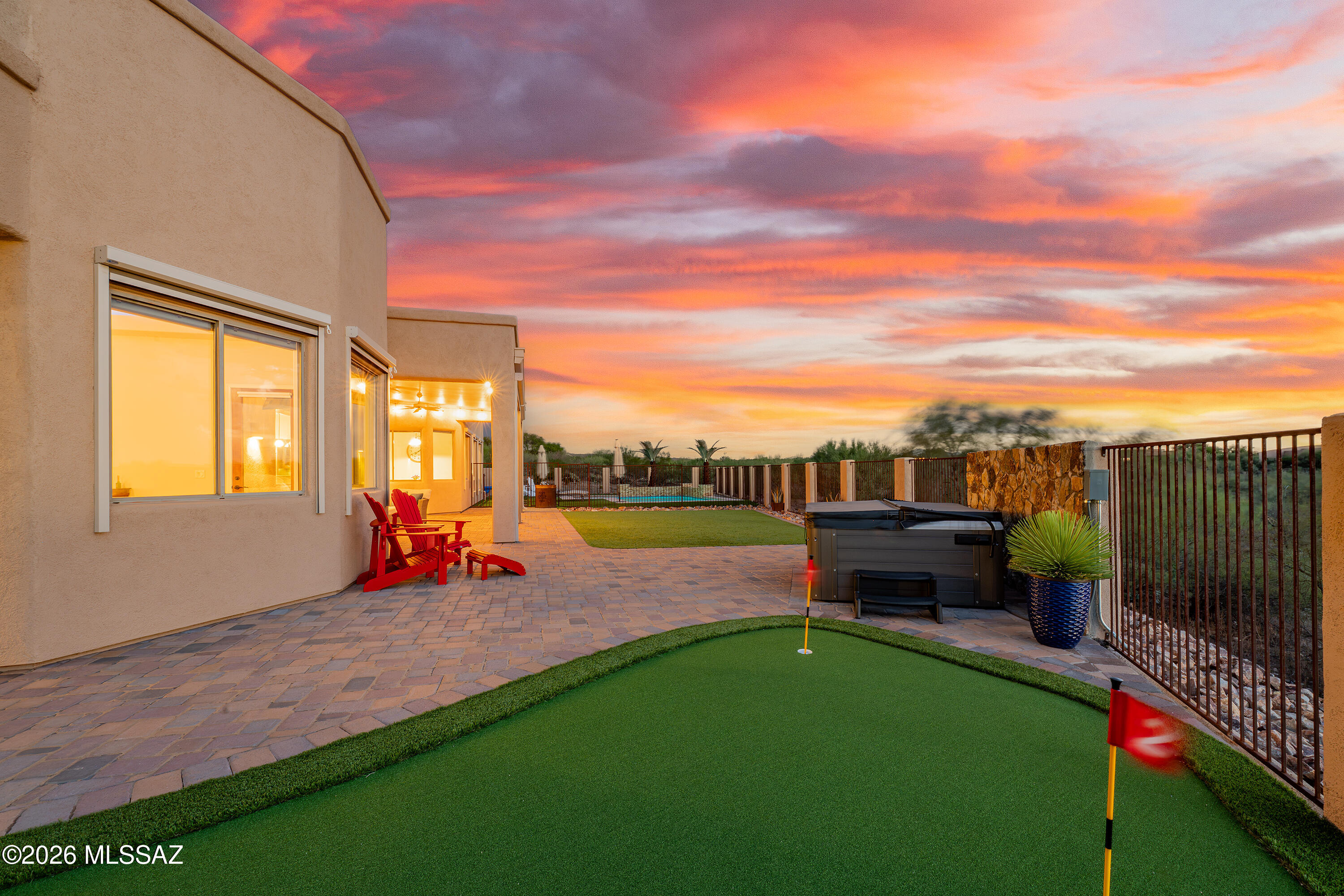8550 South Picacho View Loop Vail, AZ 85641 - Photo 36 of 51 Your very own putting green!