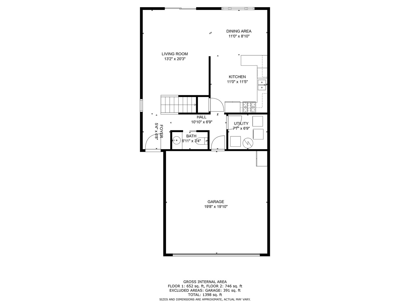 116 Hampton Avenue Westmont, IL 60559 - Photo 18 of 19 a picture of a floor plan