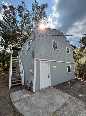 a view of outdoor space and deck