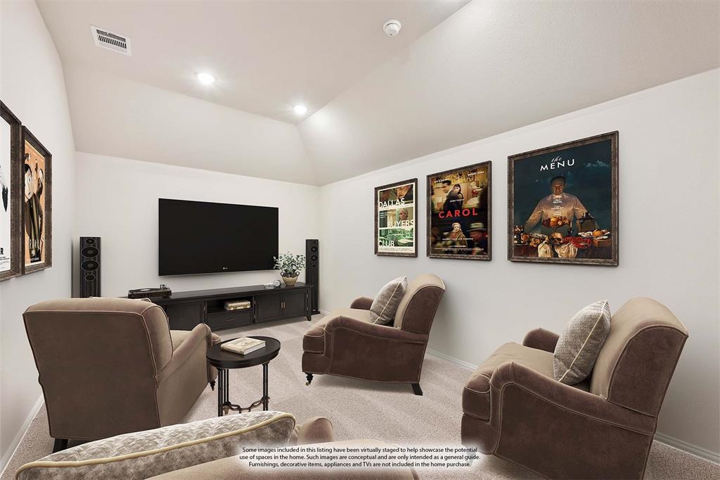 14422 McClint Street Pilot Point, TX 76258 - Photo 29 of 40 a living room with furniture and a flat screen tv