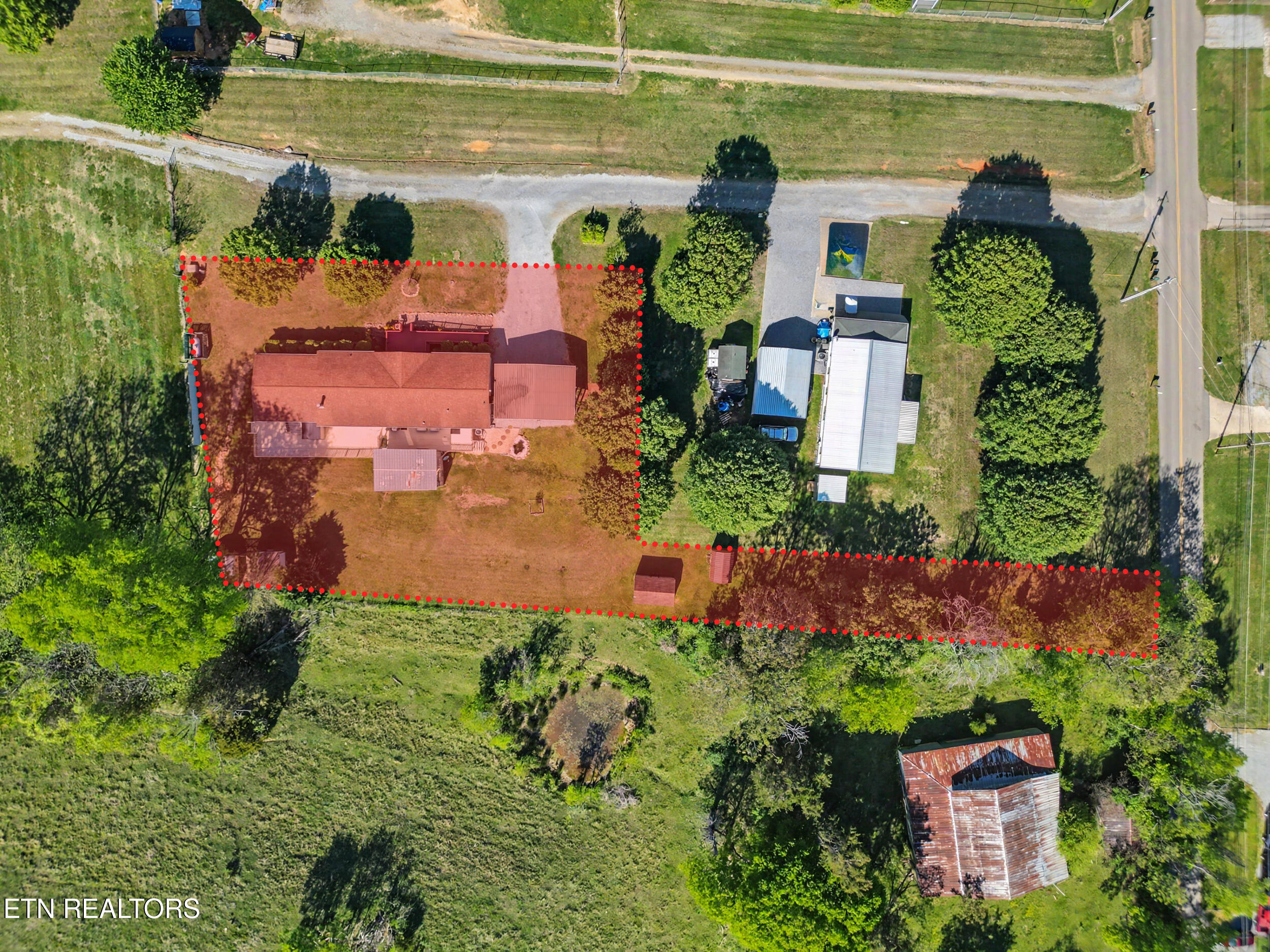 736 Susong Memorial Road Greeneville, TN 37743 - Photo 53 of 58 58_property line 1