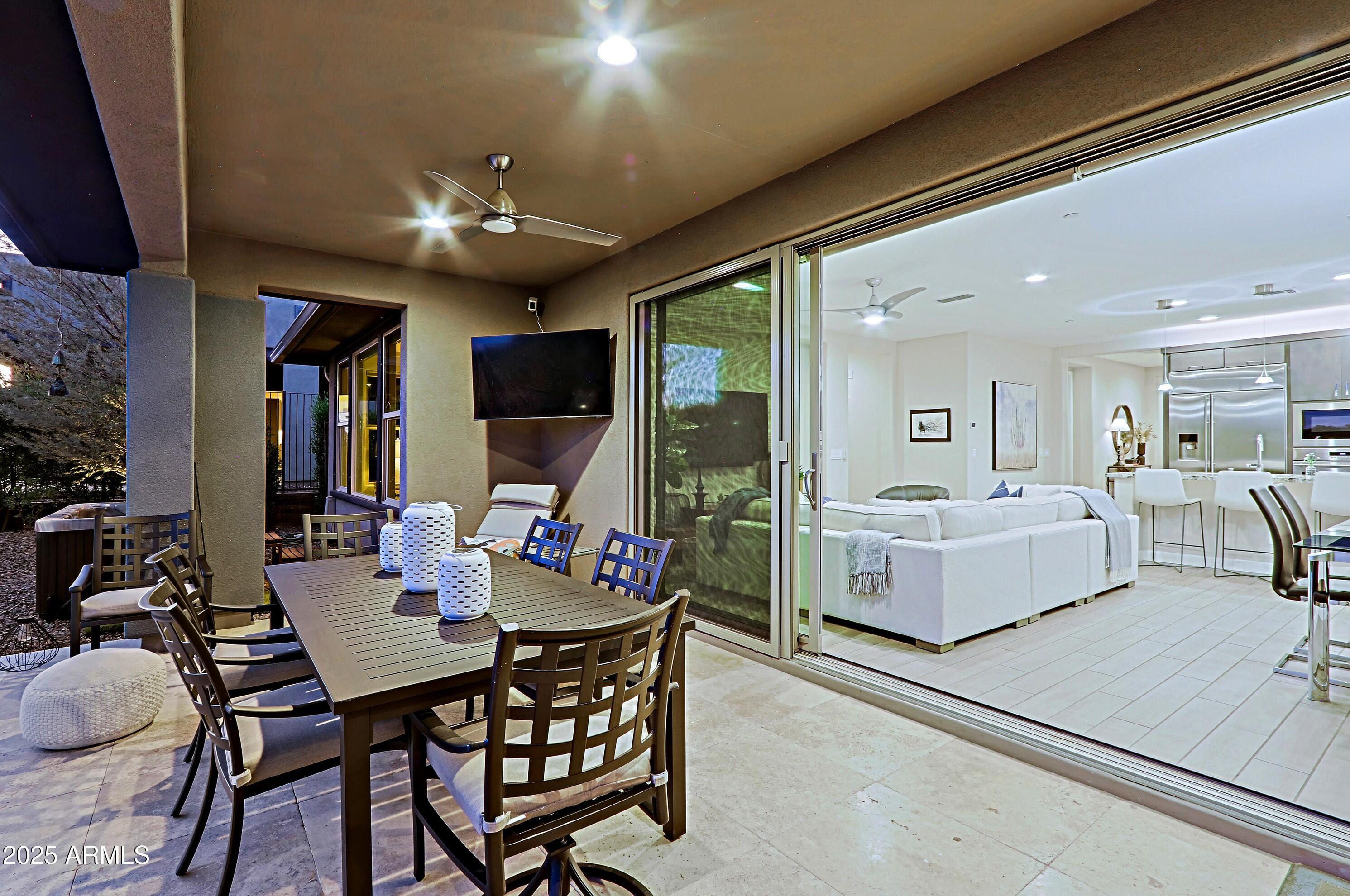 17811 East Cindercone Road Rio Verde, AZ 85263 - Photo 9 of 32 a dining room with furniture and window