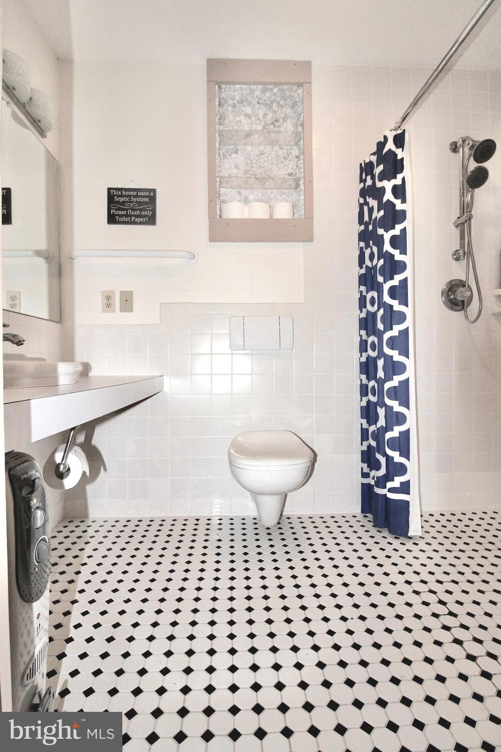5808 Indian Quarter Road Cambridge, MD 21613 - Photo 29 of 30 Guest House Full Bath - roll in Shower & vanity