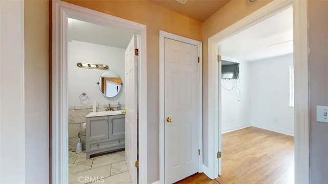 a house view with a backyard space