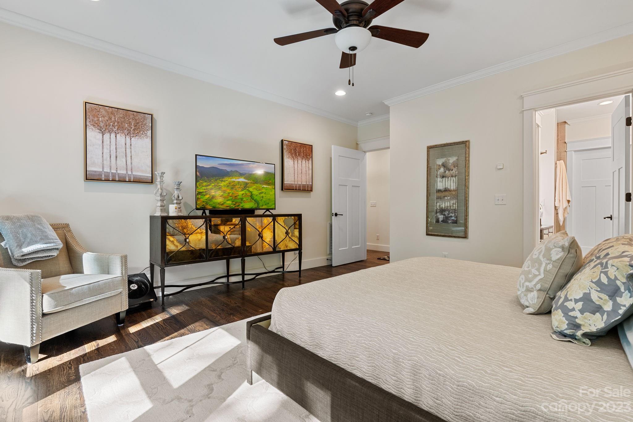 37 Still Creek Loop Fairview, NC 28730 - Photo 20 of 46 a bedroom with a bed and furniture