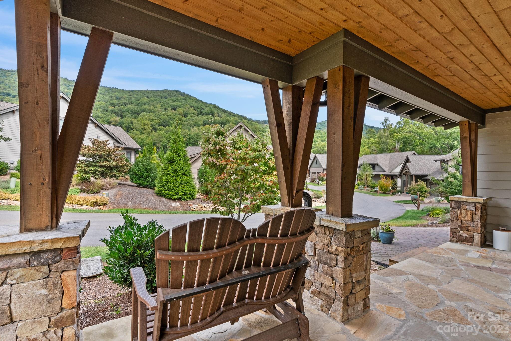 37 Still Creek Loop Fairview, NC 28730 - Photo 4 of 46 a view of a two chairs in the balcony