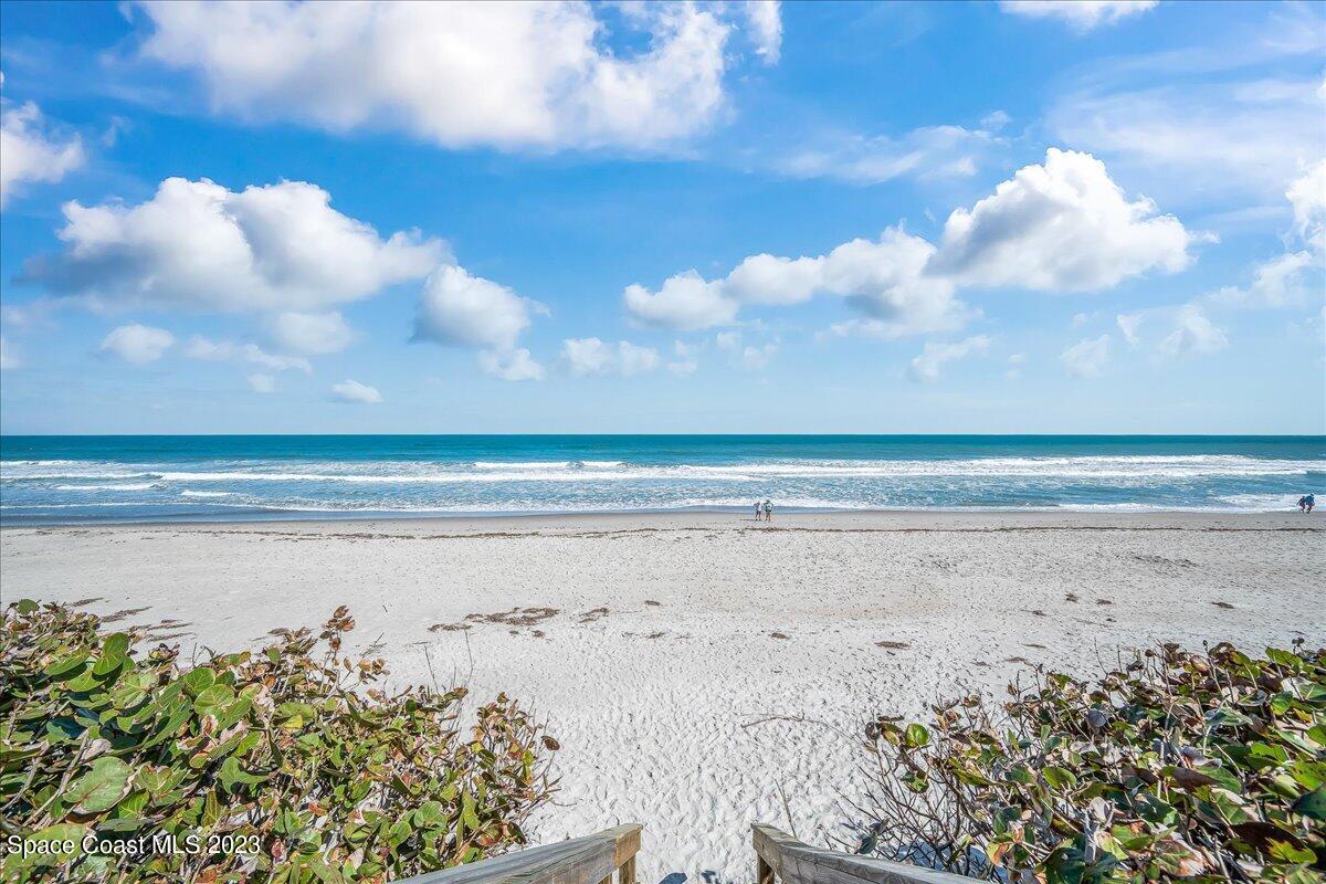 225 Strand Drive, Unit 404 Melbourne Beach, FL 32951 - Photo 30 of 30 a view of beach and ocean