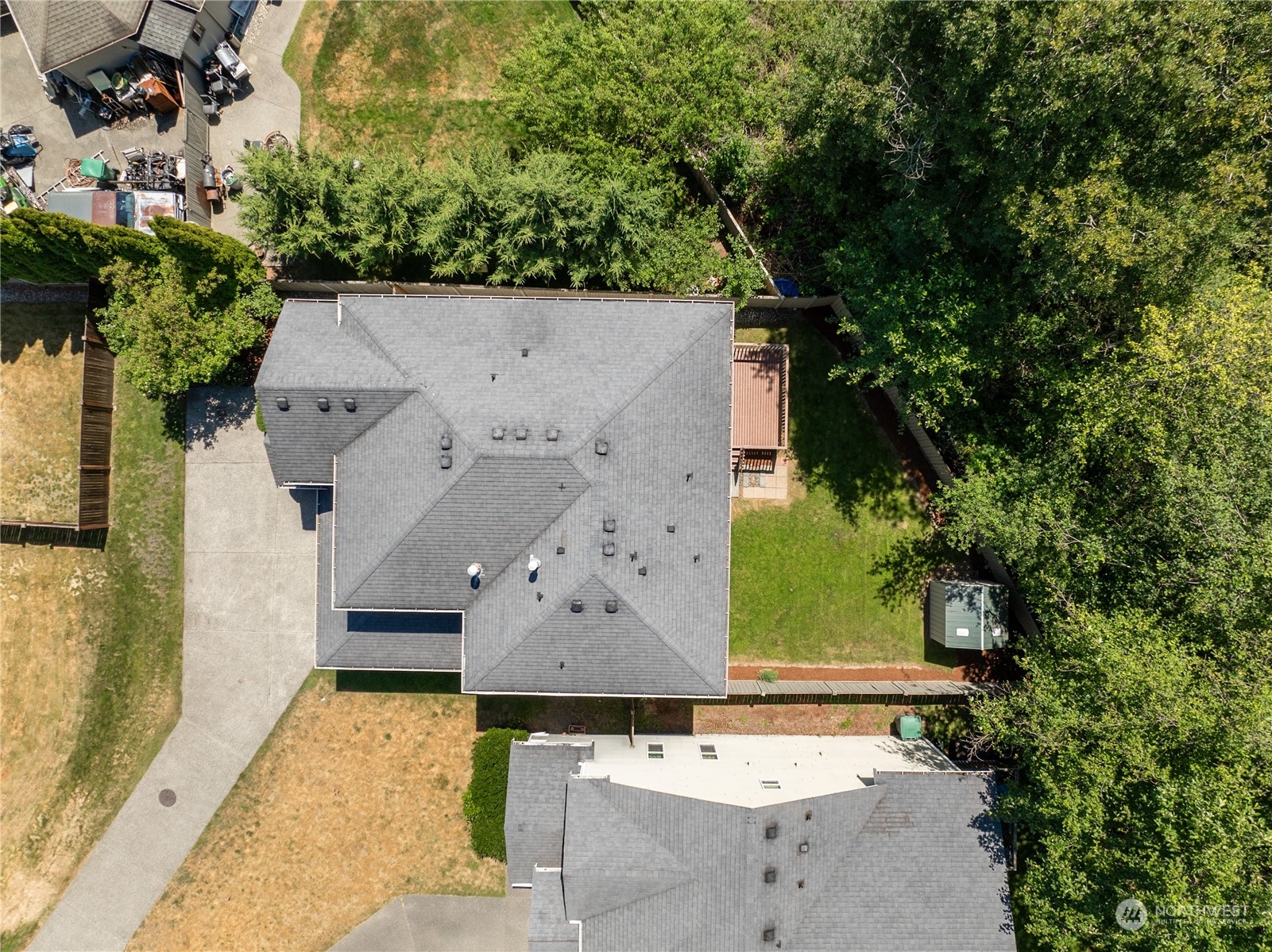3426 172nd Place Southeast Bothell, WA 98012 - Photo 27 of 33 an aerial view of a house with a yard
