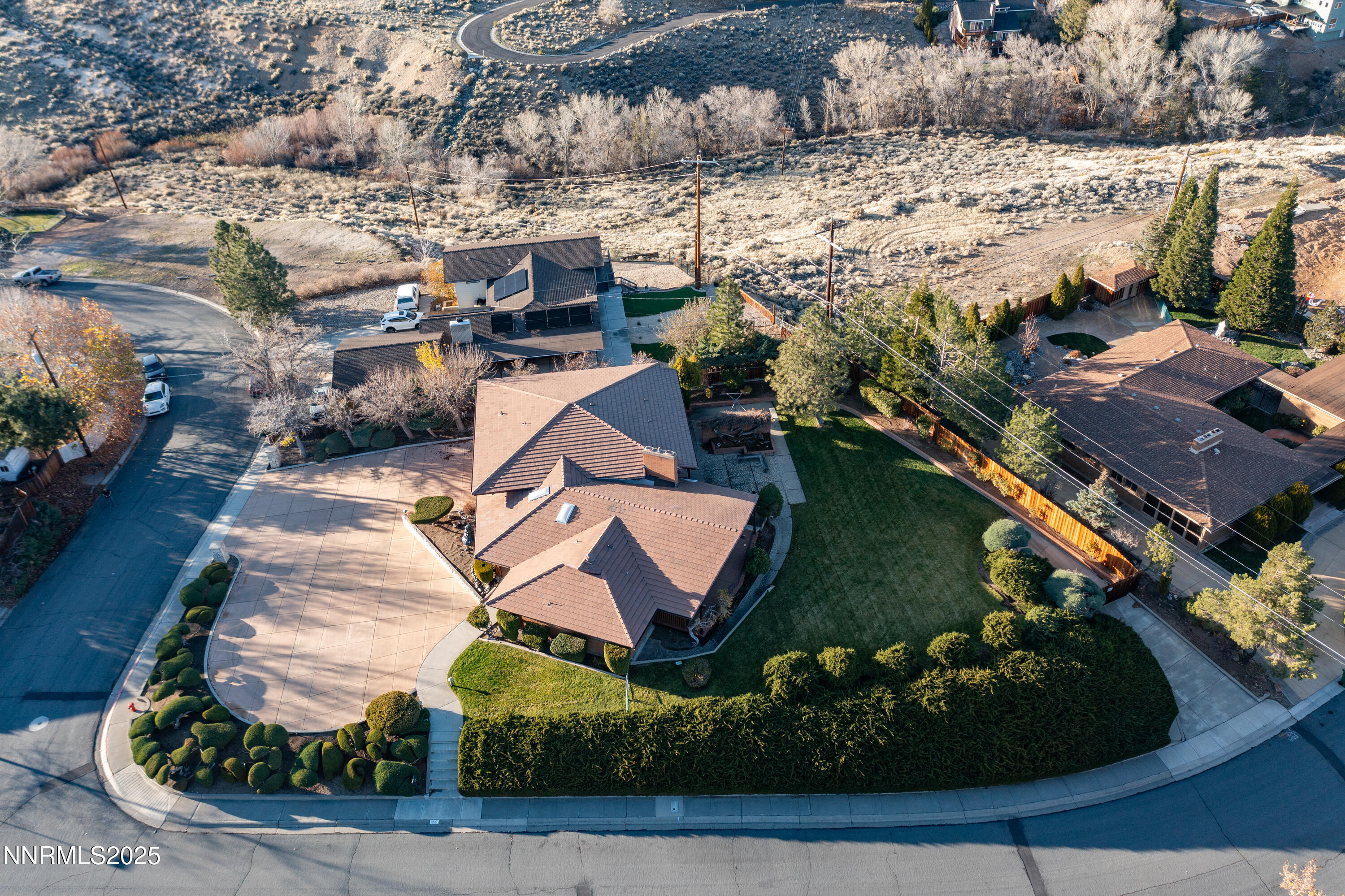 1965 Solari Drive Reno, NV 89509 - Photo 40 of 44 an aerial view of residential houses with outdoor space