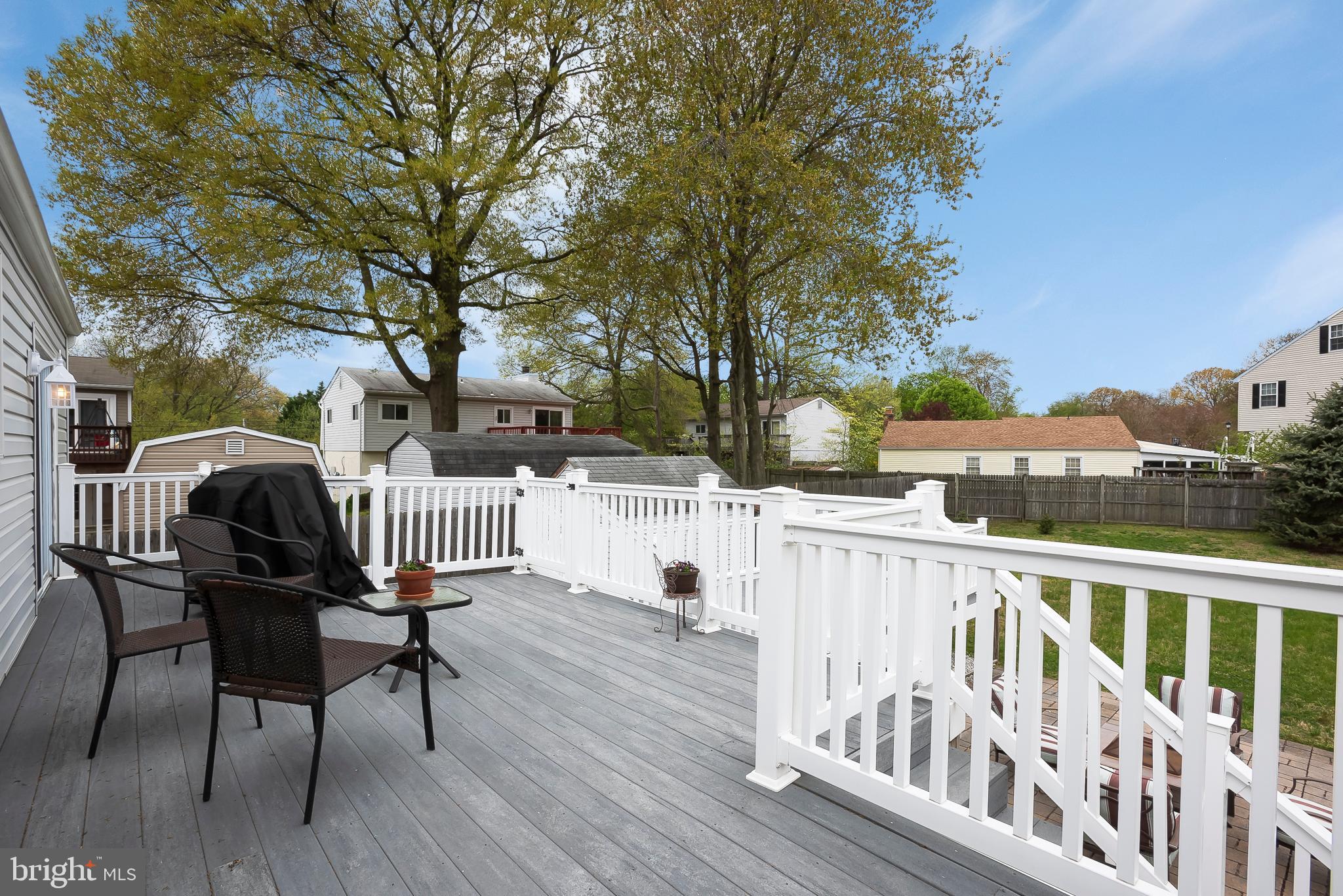 111 Bar Harbor Road Pasadena, MD 21122 - Photo 26 of 35 Backyard 2 Tiered Deck