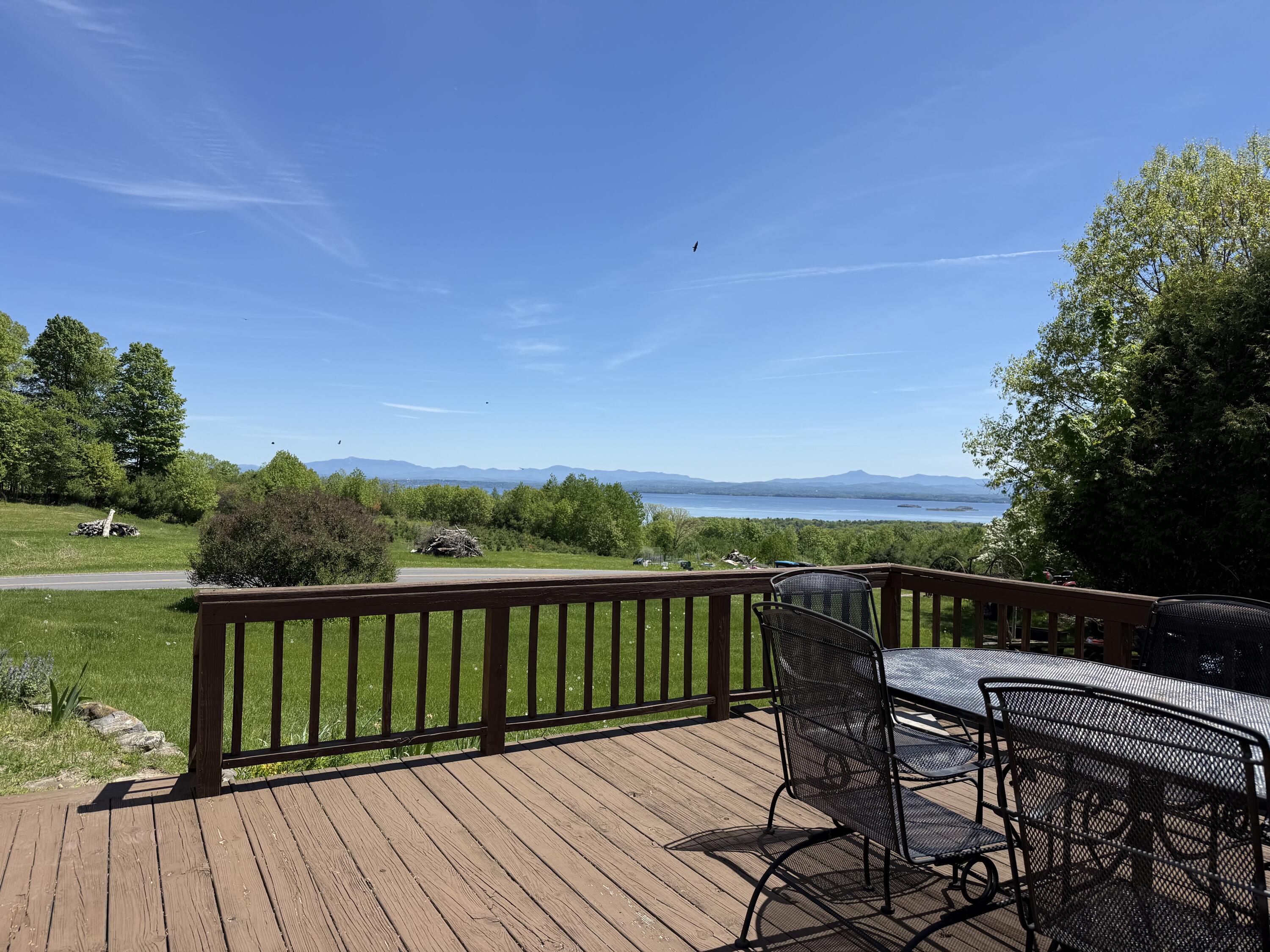 1001 Highland Road Keeseville, NY 12944 - Photo 49 of 79 Deck with Lake & Mountain Views