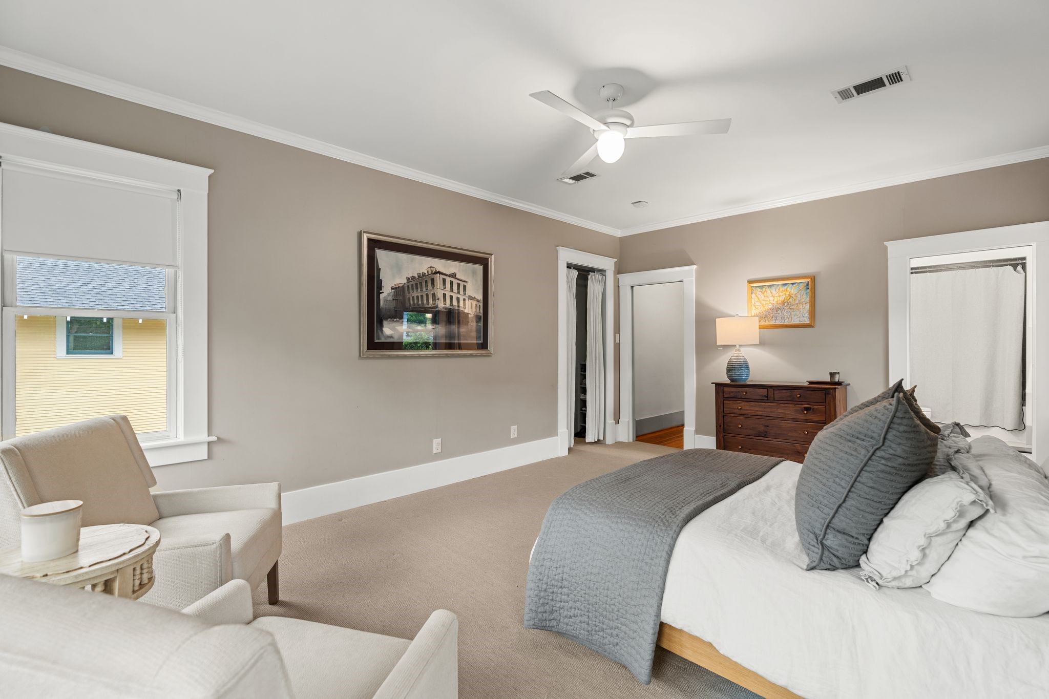 3012 Beauchamp Street Houston, TX 77009 - Photo 27 of 43 a bedroom with a bed and furniture