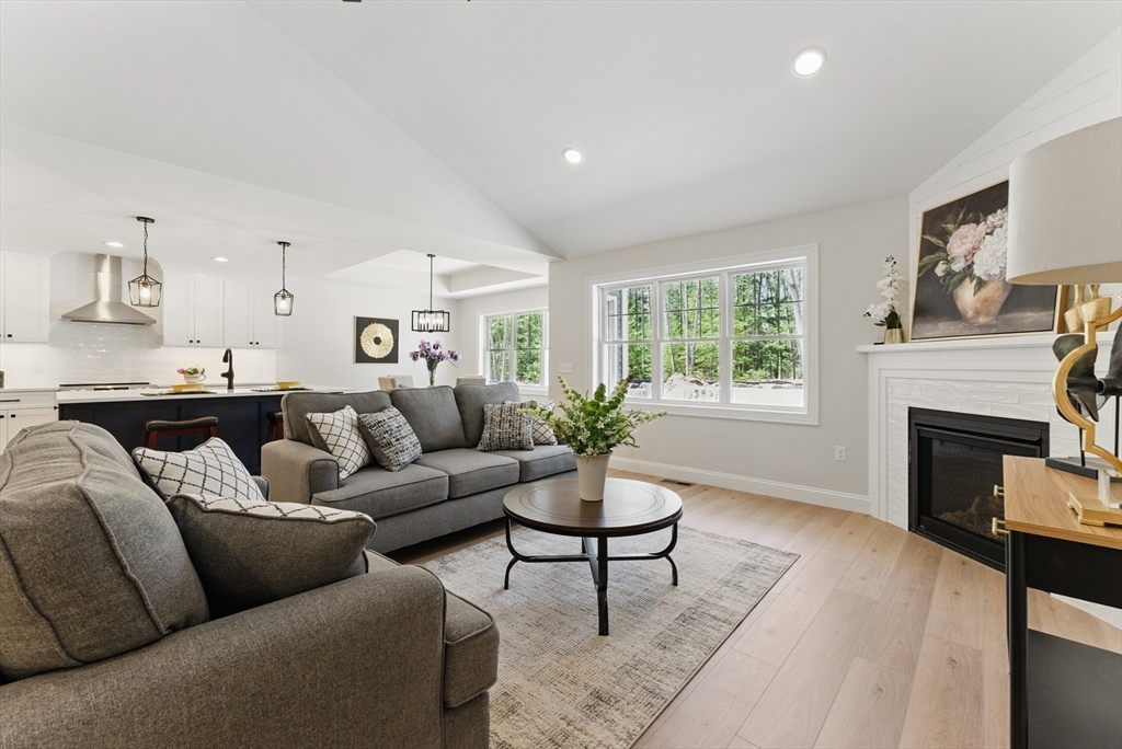 18 Nicols Way, Unit 18 Easthampton, MA 01027 - Photo 4 of 40 a living room with furniture and a fireplace