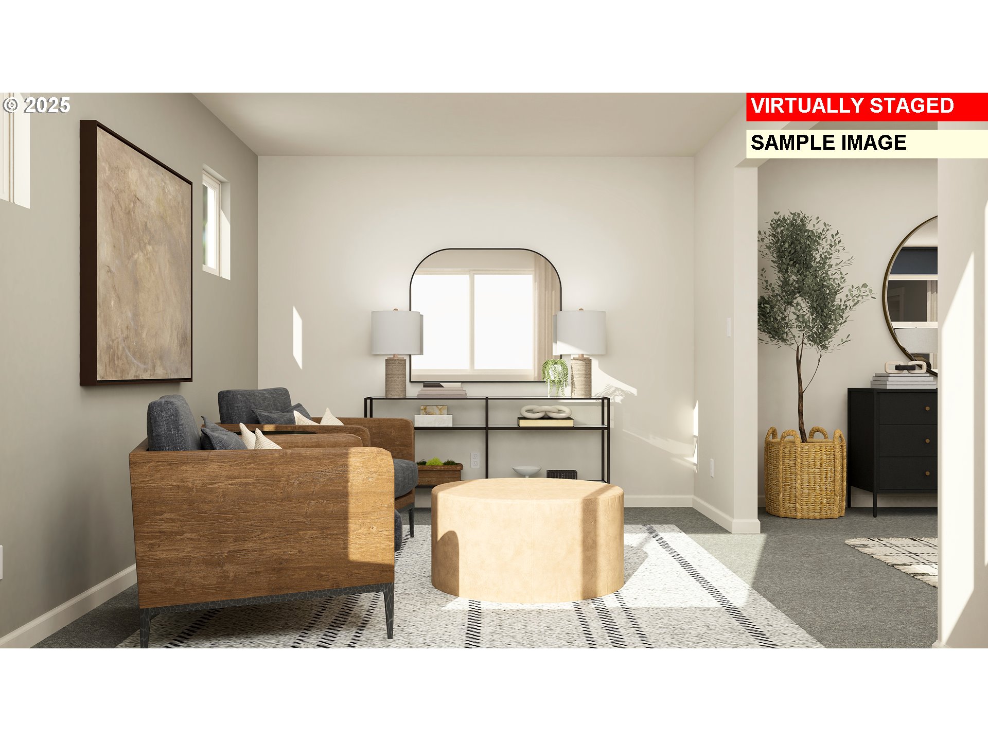 14924 Southwest 165th Avenue Tigard, OR 97224 - Photo 15 of 30 a living room with furniture and a fireplace