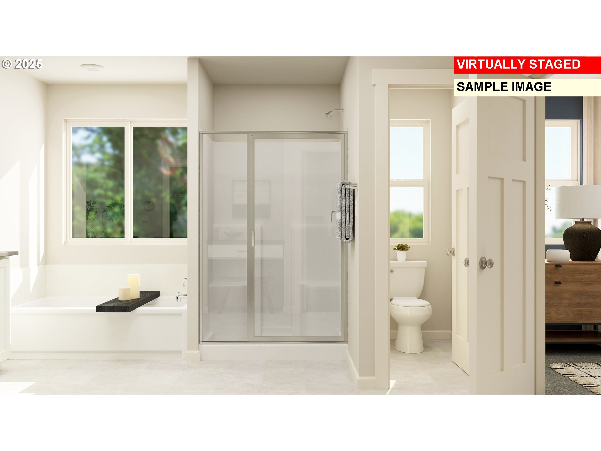 14924 Southwest 165th Avenue Tigard, OR 97224 - Photo 18 of 30 a bathroom with a sink and a shower