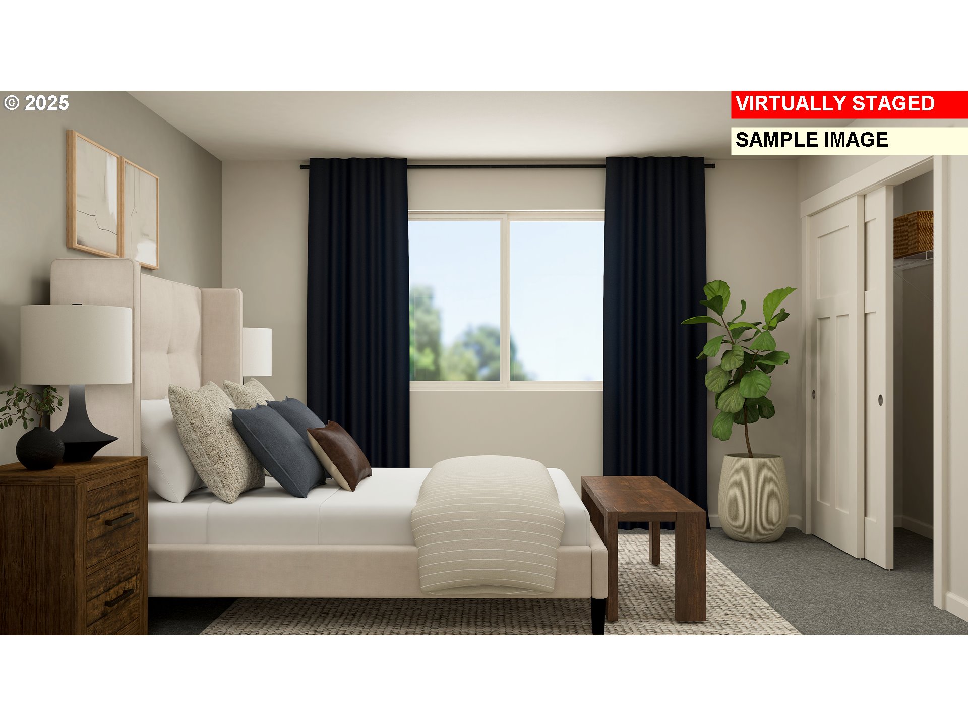 14924 Southwest 165th Avenue Tigard, OR 97224 - Photo 22 of 30 a living room with furniture and a potted plant