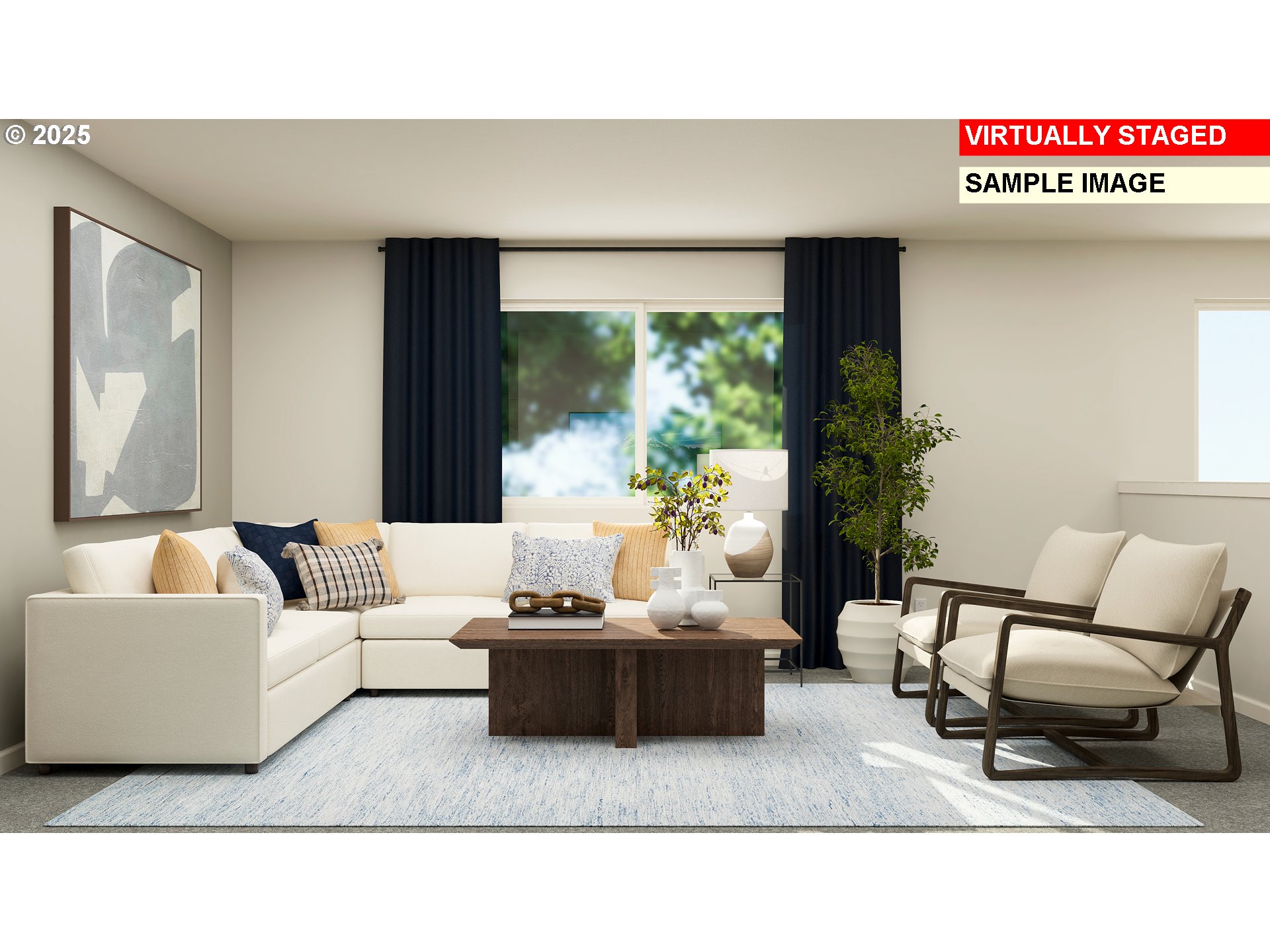 14924 Southwest 165th Avenue Tigard, OR 97224 - Photo 23 of 30 a living room with furniture and a large window