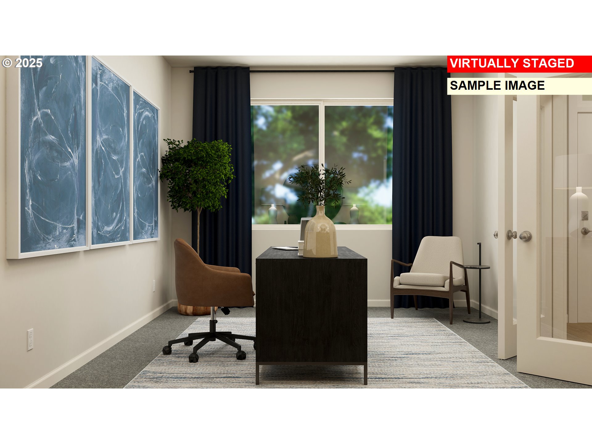 14924 Southwest 165th Avenue Tigard, OR 97224 - Photo 9 of 30 a living room with furniture and a potted plant